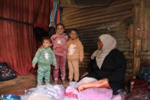 Winter relief packages for 1,068 families