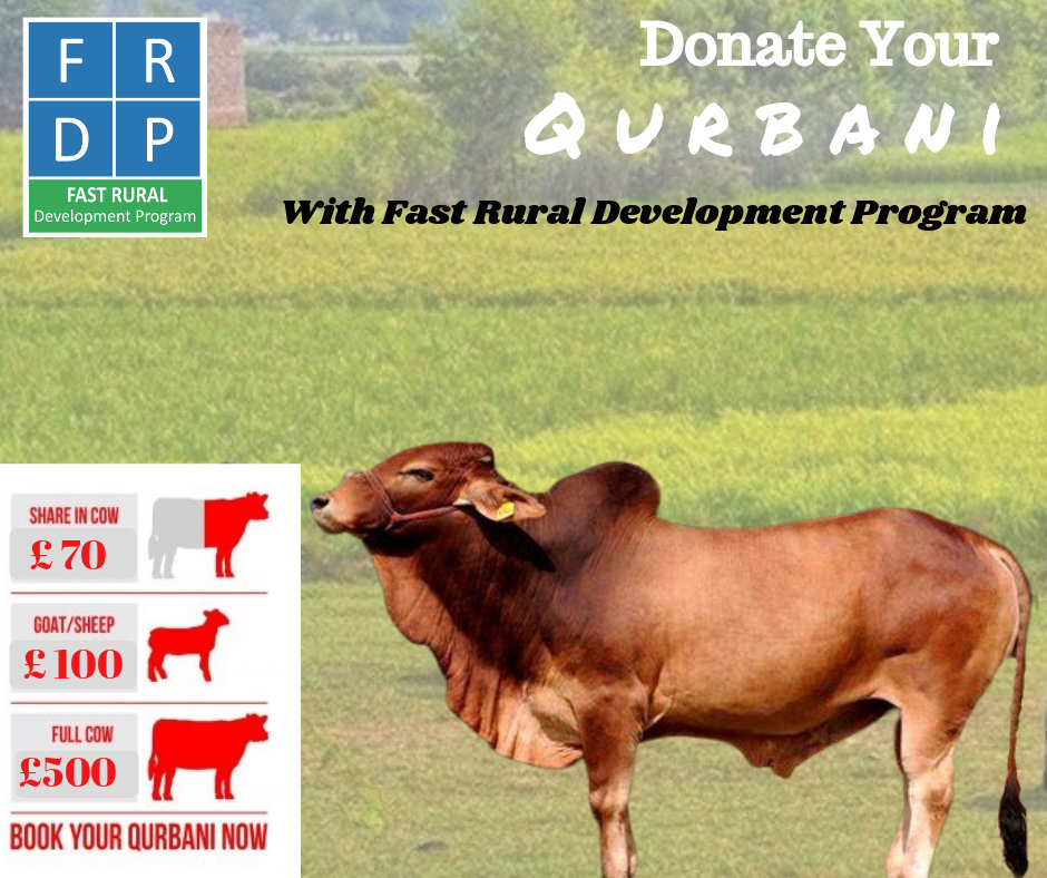 Donate your Qurbani 2019 to FRDP