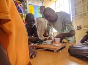 A training session on basic electric circuits