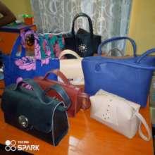 Handbags made by ChildVoice students