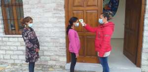 Daily temperature checks at the soup kitchen