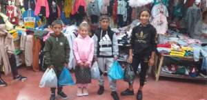 Kids in the program get new coats and shoes