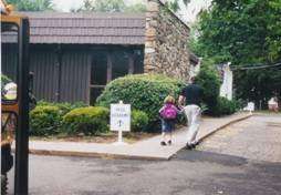Rebecca going to her new school - REED Academy.