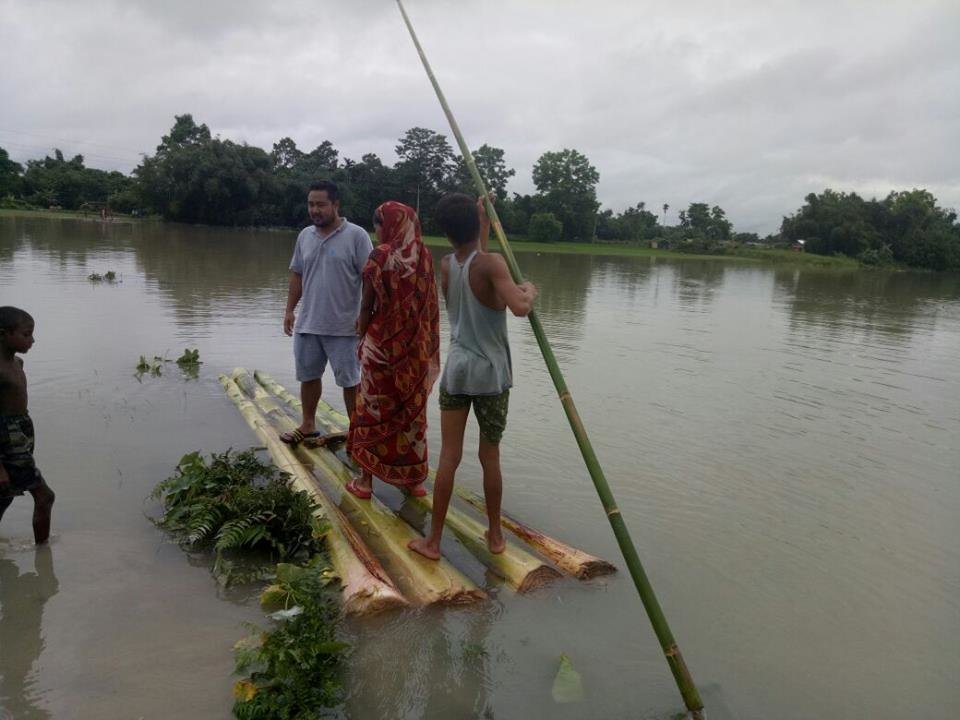 Urgent support for Assam & Bihar flood victims
