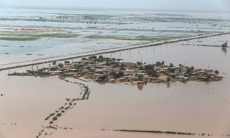 Disaster Relief during heavy floods in Pakistan