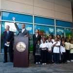 Mural unveiling with DC Mayor
