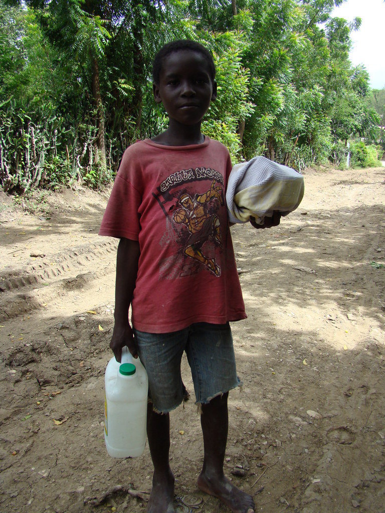 Build a water supply for 3,000 villagers in Haiti
