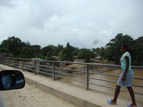 Contaminated river
