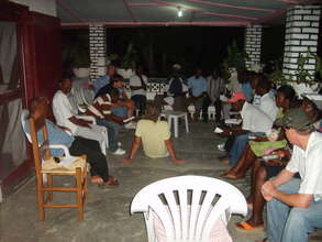 Meeting with community leaders