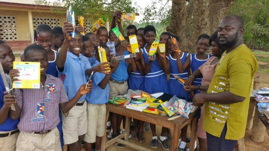 School Supplies Bring Smiles to Ghanaian Children