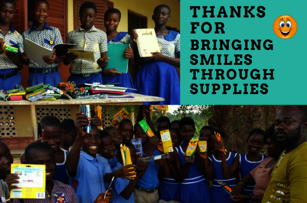 School Supplies Bring Smiles to Ghanaian Children