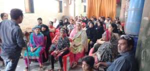 Awareness on disability in one of the slums