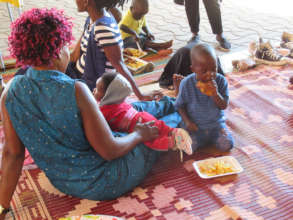 Food at the Christmas party