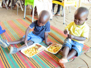 Food at the Christmas party