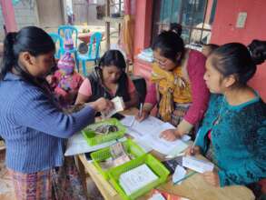 A savings and solidarity group meeting