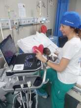 A little patient being examined