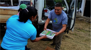 Local leaders promote the clean cookstove program