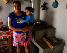 Honduran families breathe easier with new stoves.