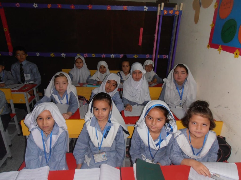 Pre-coronavirus days when schools were open