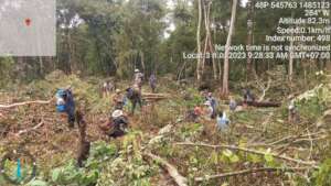 Forest Encroachment in Prey Lang Phreah Vihea