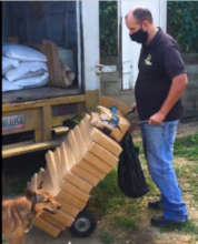Red de Apoyo canino High beds donation arrival
