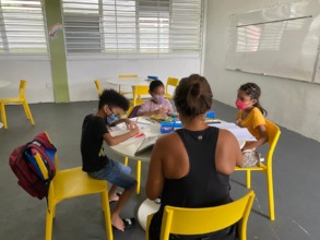 Children taking classes