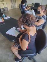 Resident applying what has been learned