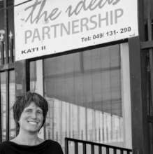 Elizabeth outside a TIP Learning Centre