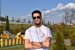 Redon Syla, a volunteer from Shtime