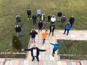The new team of enthusiastic young volunteers