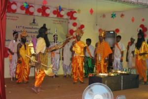 A scene from Ramayan performed by SSK students
