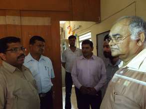 CBSE Team at the science lab