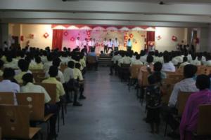 Cultural evening at the school auditorium