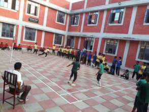 Badminton match at SSK
