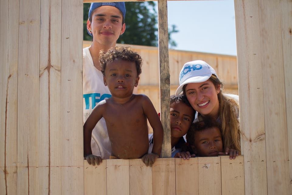 Transitional housing for 10 families in emergency
