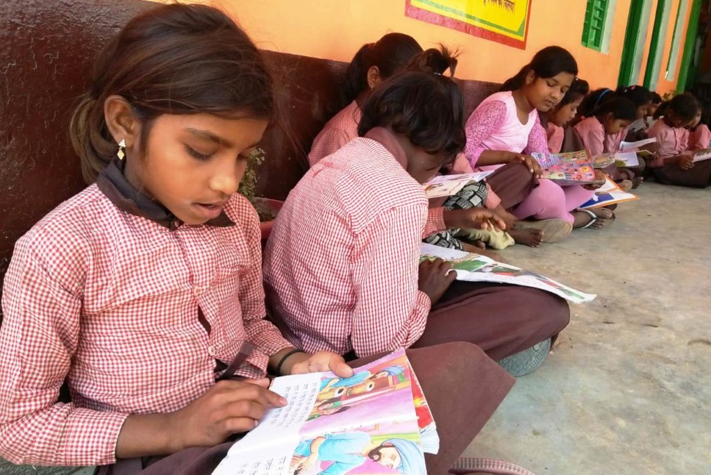 Give Joy of Reading in 5 Schools in India