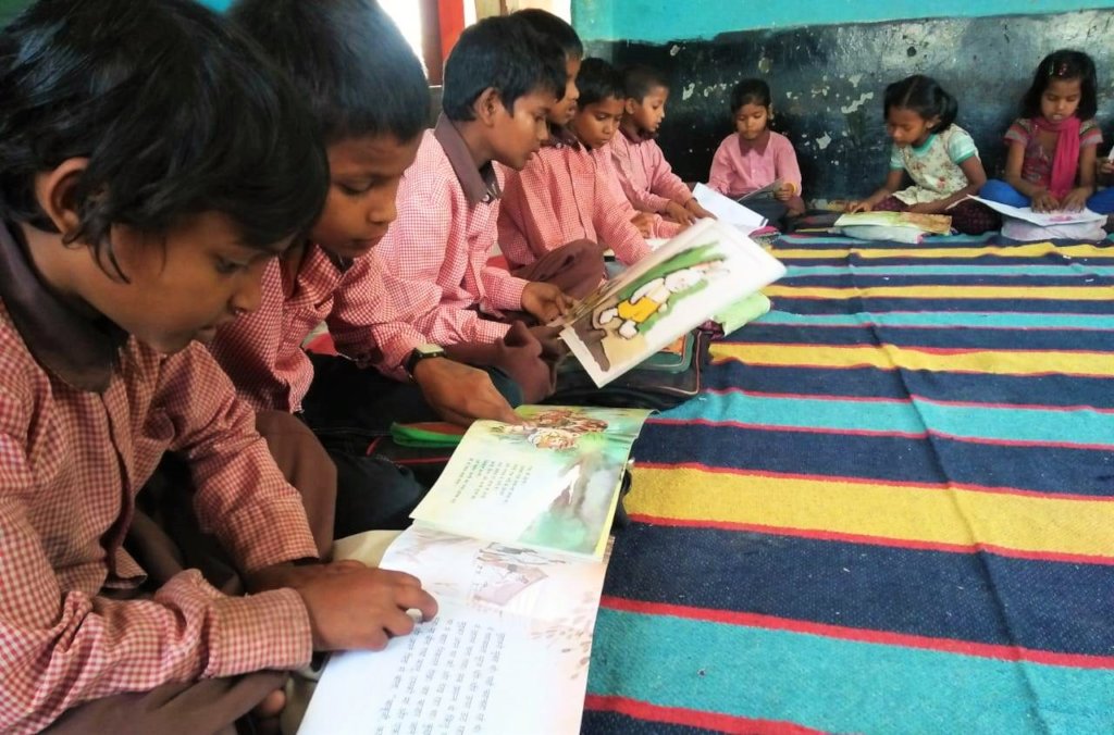 Give Joy of Reading in 5 Schools in India