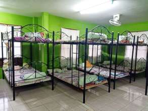 New bunk beds at Kindergarten dormitory