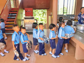 Fig 2: Some students in new uniforms