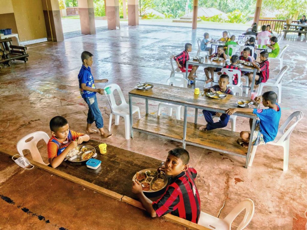 Figure 2: Some kids just arrive back to school