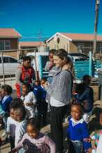 Happy Children at a school