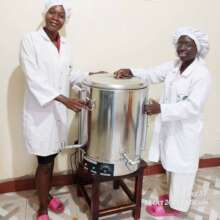 Honey warmer in our factory