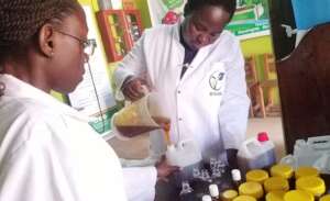 Honey packaging in Masindi