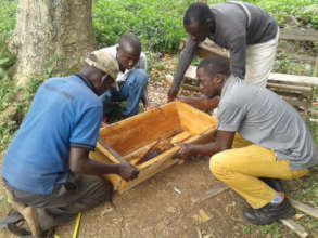 Beehive making in the community