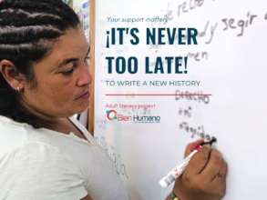 Provide literacy to vulnerable adults in Colombia