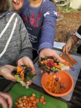 lettuce tacos were a huge hit!