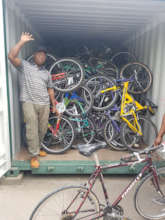 Container Shipment being prepared in Essex UK