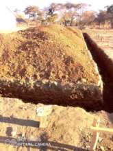 Foundations being dug