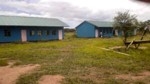 Blocks of classrooms painted