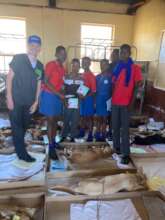 Vet student with science student from this school